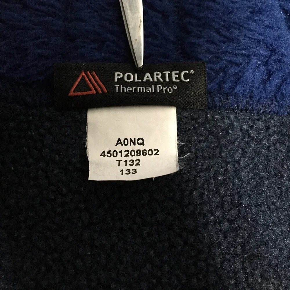 The North Face POLARTEC Men's Navy Blue Fleece Zip Up Jacket SIZE‎ Medium MEXICO